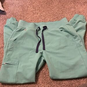 Figs S surgical green joggers
